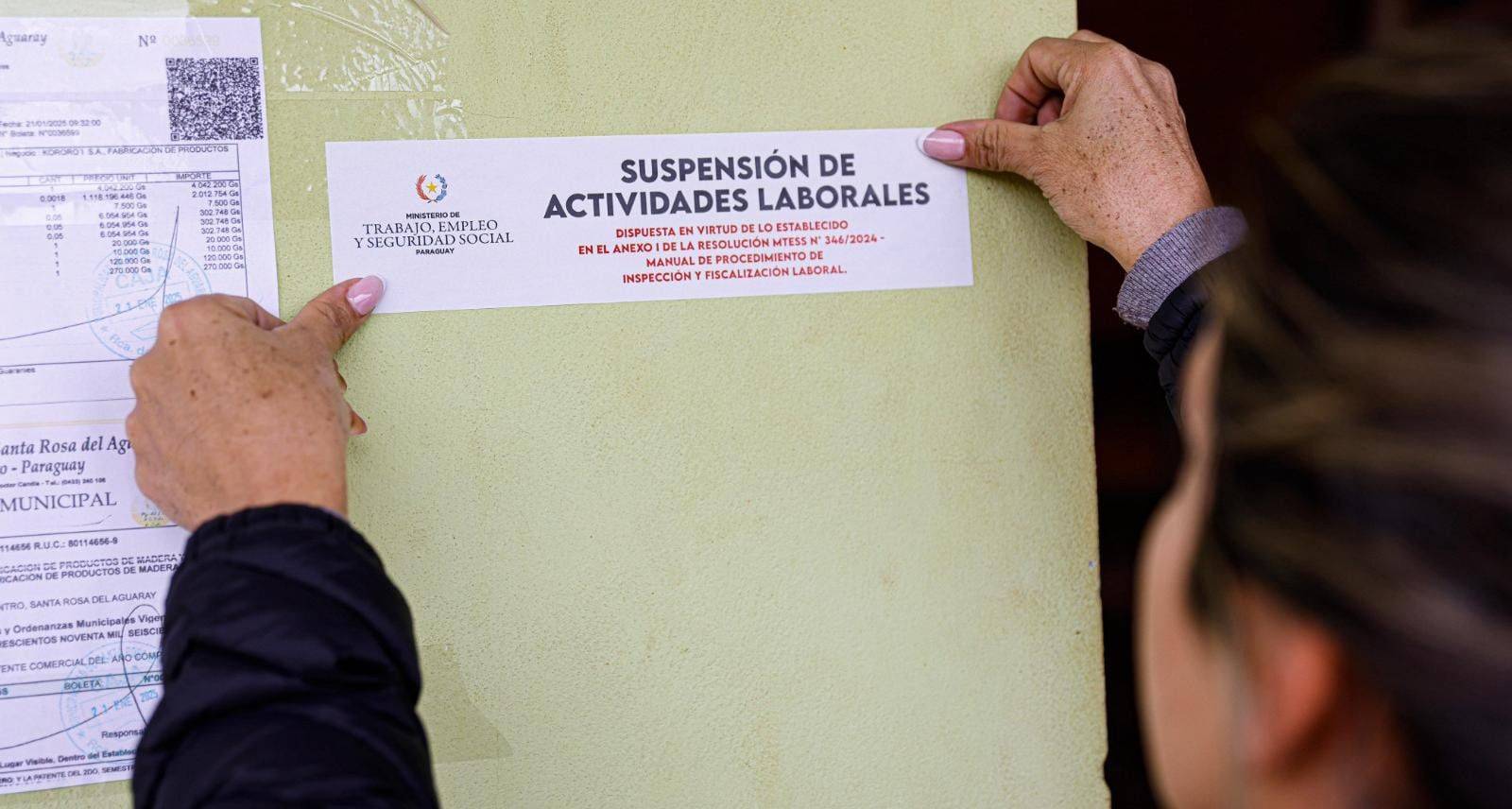 Ministerio de Trabajo ordenó cierre temporal de industria maderera por motivos de seguridad