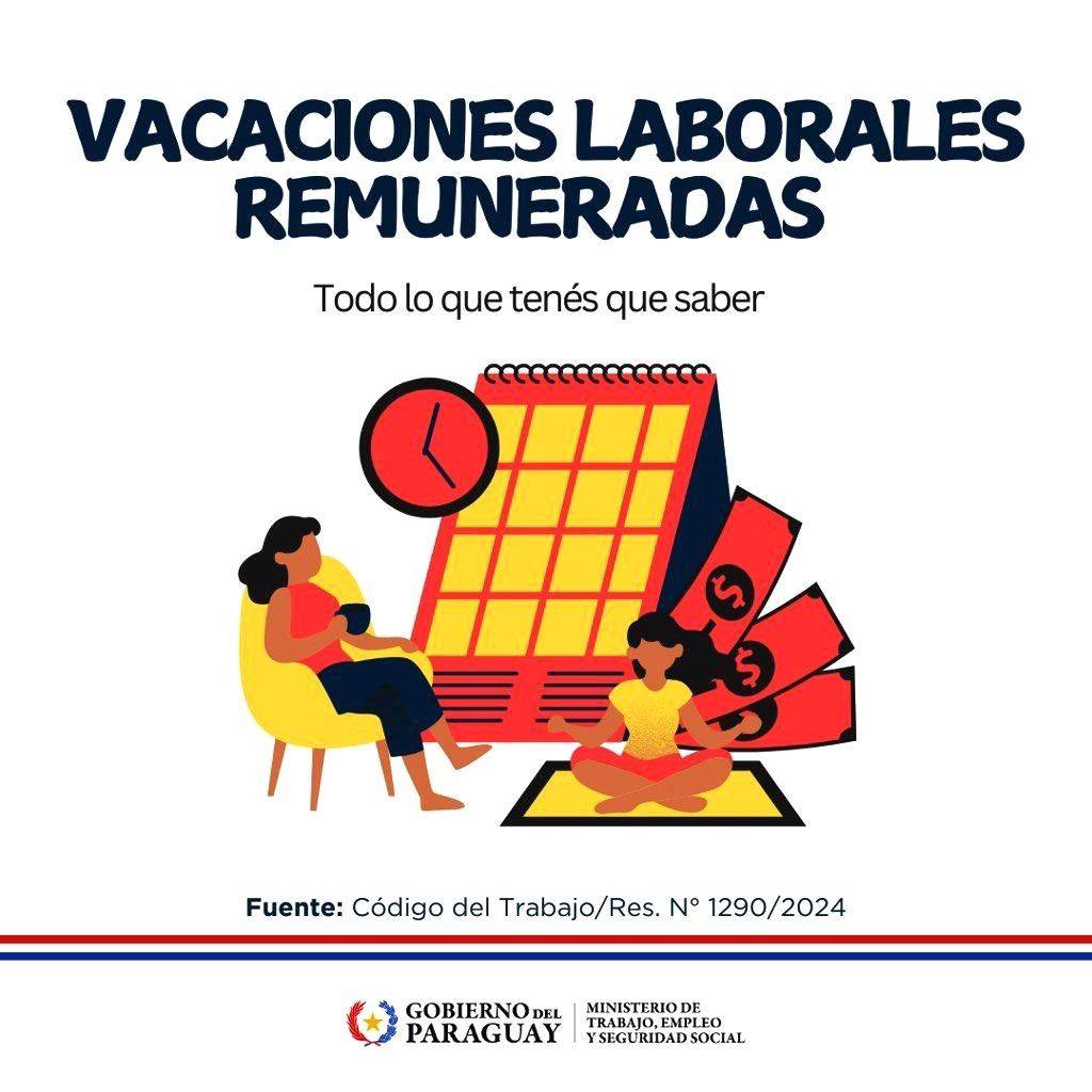 ​Descanso laboral: Conozca lo que establece la normativa sobre las vacaciones remuneradas