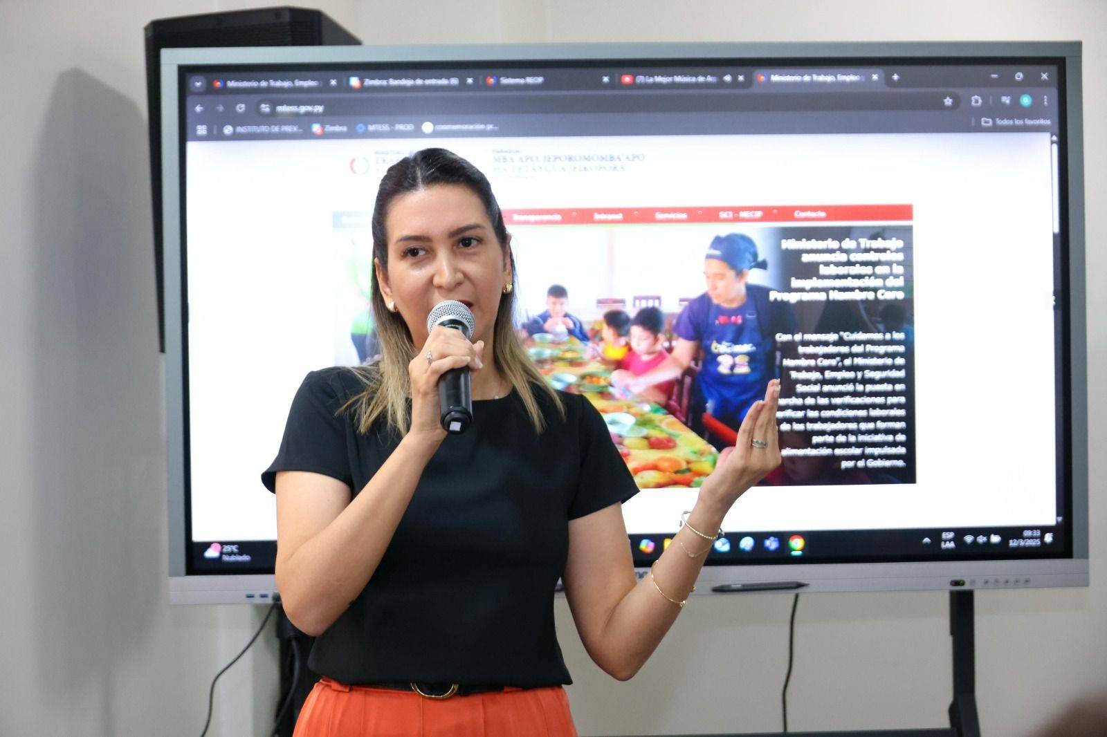 Ministerio de Trabajo comenzó ciclo de capacitaciones sobre normativas laborales a empresas del Programa Hambre Cero