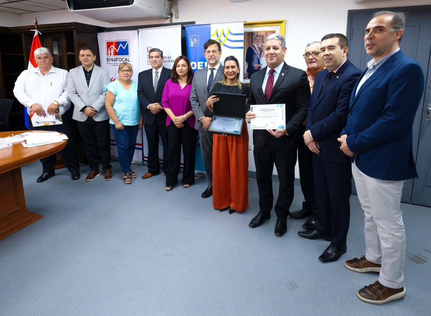 Ministerio de Trabajo recibió premio iberoamericano otorgado a SINAFOCAL