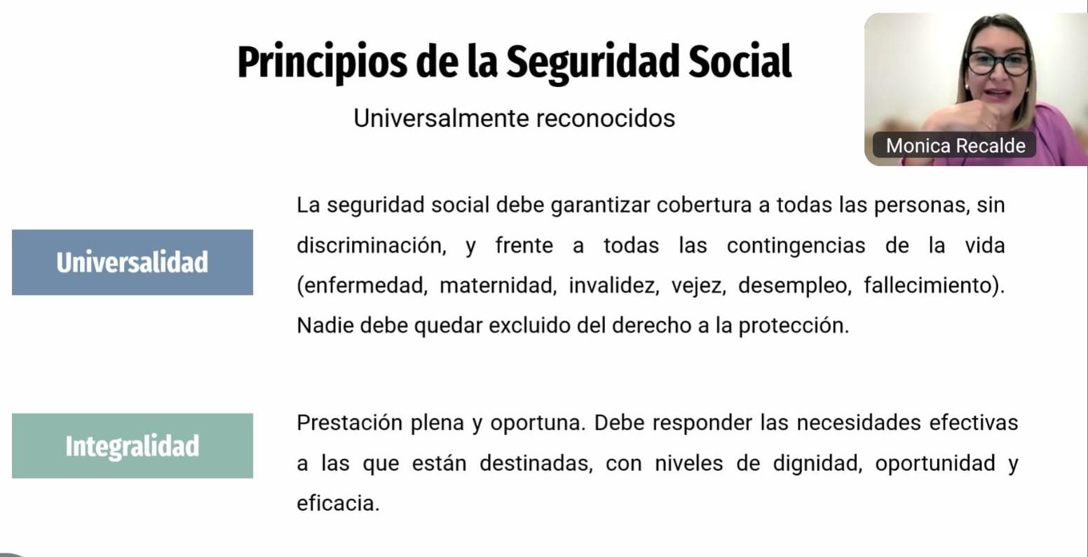 Ministra de Trabajo expuso prioridades para la sostenibilidad del sistema de seguridad social