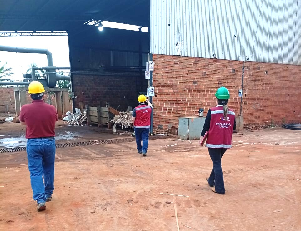 Verificación de las condiciones de seguridad laboral en industria maderera