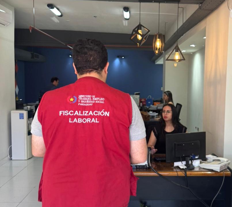 Ministerio de Trabajo realiza nuevas inspecciones laborales en establecimientos de Asunción